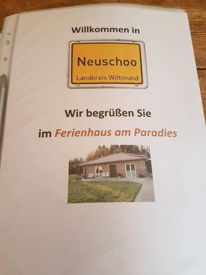 Ferienhaus Am Paradies Neuschoo Εξωτερικό φωτογραφία